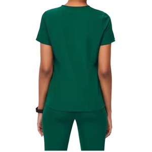 Conjunto de uniformes médicos de enfermería unisex con estampado transpirable tejido elástico para correr uniformes médicos de varios colores para enfermeras - Product Image 2
