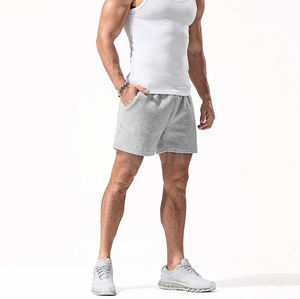 Custom Logo Fleece Cotton Jogger <b>Sweat</b> <b>Shorts</b> <b>Men</b> Quick Dry Breathable Mid Waist Sports Gym Workouts <b>Men's</b> <b>Shorts</b> - Product Image 4