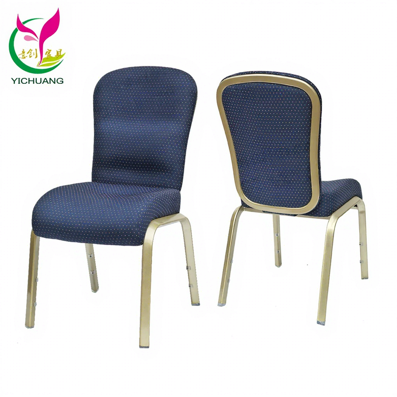 Luxury Gold Aluminium Stackable Modern Meetings