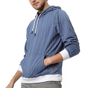 Sweat-shirts pour hommes OEM de haute qualité en coton polaire et fibre de bambou, respirants, à manches longues, avec logo personnalisé sur le devant, sweats-shirts personnalisés - Product Image 2