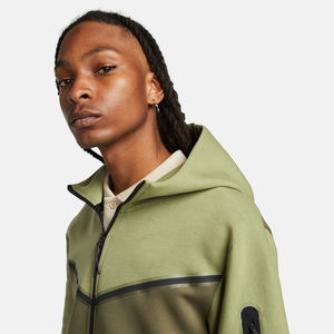 Combinaison de sport en molleton 66% coton 34% Polyester avec Logo personnalisé, vêtements de sport coupe Standard, Alligator et Olive - Product Image 4