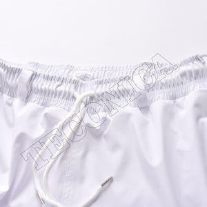 Pantalones Cargo Blancos Extra Grandes con Cintura Ajustable con Cordón, Bolsillos con Cremallera, Dobladillo Ajustable y Corte Holgado - Product Image 5