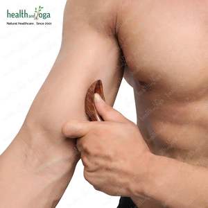 HealthAndYoga NatureSooth Masseur économiseur de pouce en bois Outil de massage manuel de qualité supérieure avec logo personnalisé directement de l'usine indienne - Product Image 6