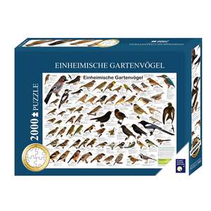 Native Garden Birds Custom Jigsaw Puzzle 2000 Pieces Educational Toy for Kids Paper Material DIY Logo Print Free Sample - Product Image 1