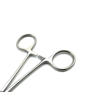 Hemostato quirúrgico Halsted Mosquito Artery Fórceps Curved & Straight Serrated Pinza para arteria de acero inoxidable - Product Image 6