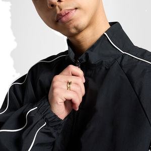 Streetwear Survêtement Unisexe Nylon Coupe-Vent Ensemble Vintage Fermeture Éclair Coupe-Vent Vestes Baggy Survêtement Pantalon 2026 - Product Image 3