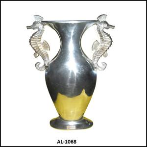 Vase à fleurs Antique de luxe en métal pour mariage, pour intérieur et extérieur, émail, décoration de la maison, Vases ronds en métal pour Vase à fleurs décoratif - Product Image 2