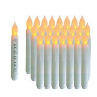 Bougie électronique LED TOOWIN, décoration d'Halloween et de Noël, bougie en forme de larme