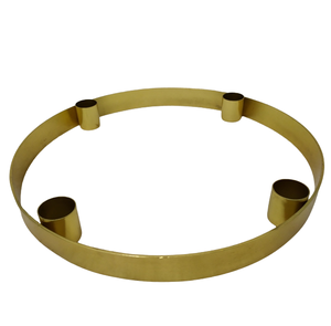 Diseño único Iron T Lite Holder Candle Holder Latón Chapado La mejor forma para la decoración de iluminación de Navidad Juego de 2 Tamaño mediano - Product Image 3