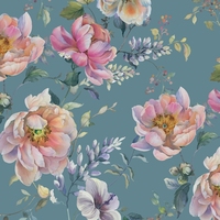 Tela de Poliéster Koshibo Chiffon con Estampado Digital de Flores Personalizado para Vestidos de Novia en Canadá, Diseño de Tela para Tops
