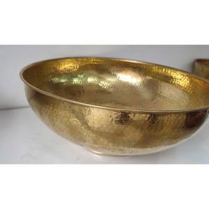 อ่างล้างจานเดี่ยวทำจากทองแดงแบบเก่าภาชนะทรงวงรีสำหรับบ้านสำนักงานบาร์ - Product Image 6