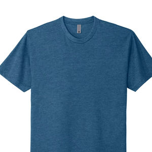 Camisetas Personalizadas para Entrenamiento, Camisetas de Cuello Redondo, Camisetas Bella Canvas Unisex, Camiseta Azul de Mezcla Triple Unisex de Manga Corta - Product Image 1