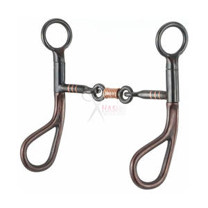 Bocado de Anillo de Alta Calidad para Caballo, Acero Inoxidable Duradero, Boquilla de 5 Pulgadas, Entrenamiento de Equitación, Control Ligero - Product Image 1