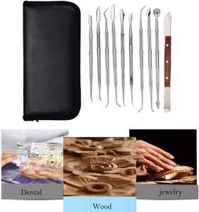 Kit d'instruments dentaires manuels de base en acier inoxydable de haute qualité Medzora, classe II chirurgicale, 12 pièces, garantie 1 an - Product Image 3