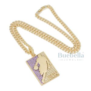 Collier pendentif en argent sterling, serti de pierres, bijoux hip-hop pour hommes, chaîne cubaine Miami en moissanite, tendance - Product Image 3