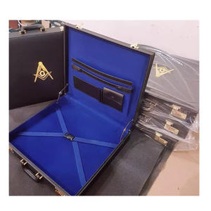 Customize Masonic Embroidered Printing Logo Handmade <b>Apron</b> Bags with Carrying Handle Custom Masonic Royal Arch Hand Embroidered - Product Image 1