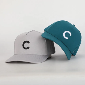 Casquette de golf personnalisée du fabricant VN 5 panneaux avec trous découpés au laser Logo brodé en 3D Étiquette tissée Casquette étanche à fermeture arrière - Product Image 2