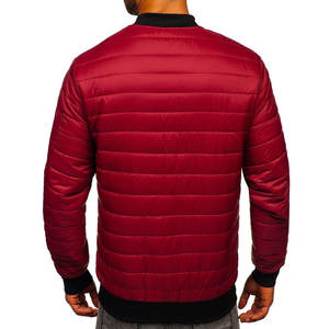 Chaqueta de bombardero de moda para hombres, cortavientos, estilo callejero, cremallera completa, prendas de vestir exteriores, proveedor personalizable a granel, directo de fábrica - Product Image 2