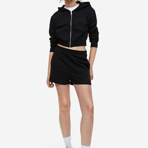 Pantalones cortos deportivos para gimnasio con estampado de motorista de cintura alta a la moda de verano, logotipo de secado rápido, cinturón de estilo Sexy, decoración de botones, suministro al por mayor - Product Image 1