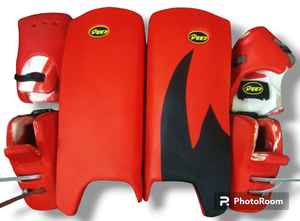 Espinilleras de hockey de calidad superior, logotipo personalizado, máxima comodidad y protección para porteros adultos - Product Image 2