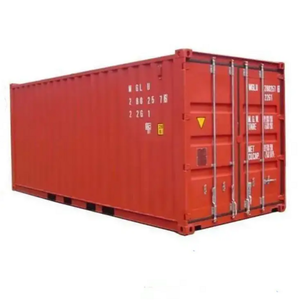 Conteneur maritime sec d'occasion de 20 pieds en acier rouge pour le transport de marchandises et les solutions de stockage |   Conteneur maritime d'occasion de 40 pieds - Product Image 6