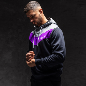 Venta al por mayor de color sólido de peso pesado de talla grande para hombre sudaderas con capucha 350 GSM algodón polar en blanco con capucha hombres pulóver sudaderas con capucha - Product Image 4