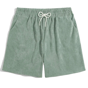 Shorts de sport pour homme, nouvelle collection, haute qualité, solides, avec poches, respirants, taille élastique, 100% polyester, pour la course et l'entraînement - Product Image 1