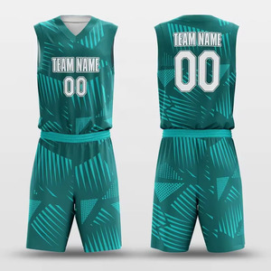 Vêtements de sport de sublimation pour jeunes, vêtements de sport en polyester imprimés, uniforme de basket-ball avec nom d'équipe pour hommes, nouveau design - Product Image 4