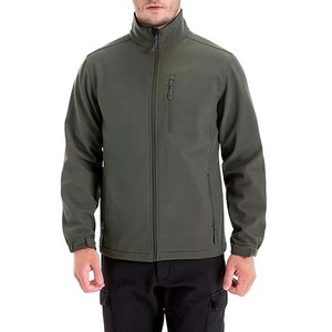 Veste Softshell pour Hommes pour Sports d'Hiver en Plein Air Coupe-Vent à Capuche en Polaire Imperméable Veste de Pluie à Capuche pour Hommes Vestes Softshell OEM - Product Image 4