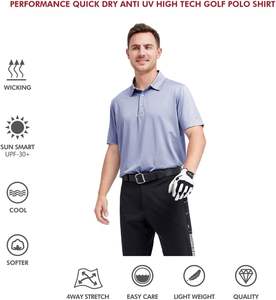 Polos informales de alta calidad OEM a precio de fábrica para hombre, Polo bordado transpirable de secado rápido a granel para Polo personalizado - Product Image 5