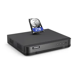 ANNKE DVR 16CH 1080P lite 5-in-1 DVR unterstützt KI menschliche Fahrzeugerkennung Motion TVI Digitaler DVR-Recorder für kabelgebundene CCTV-Kamera