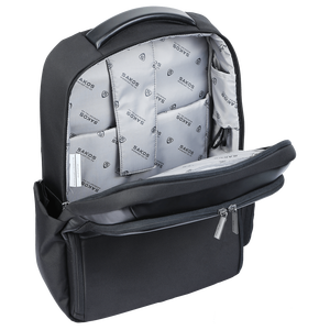 Mochila para computadora portátil personalizada de moda con puerto de carga USB impermeable para el trabajo de viaje escolar - Product Image 4