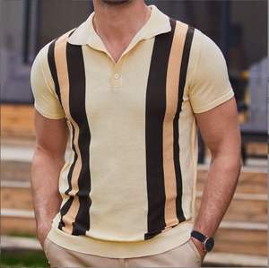Polo pour homme de qualité supérieure, matière douce et respirante, taille plus, coupe ample et décontractée, logo minimaliste, tendance actuelle - Product Image 5