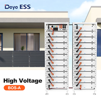 Batteries au lithium LiFePO4 Deye SE-G5.1 Pro-B 51,2 V 100 Ah, série basse tension, durée de vie 6000 cycles, pour la maison, avec supports et empilages