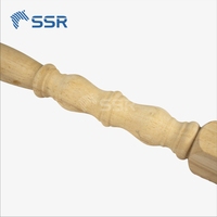 SSR VINA balustrades en bois massif balustre d'escalier en caoutchouc pièces d'escalier colonne en bois garde-corps pilier escalier meubles de maison