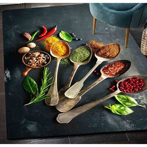 Tapis de cuisine aux motifs indiens modernes, antidérapant, tapis fin non tissé - Product Image 5