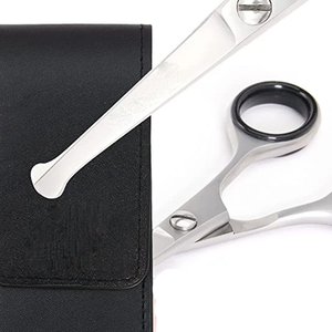 กรรไกรตัดผมจมูกกลมแบบมืออาชีพกรรไกรตัดขนจมูกแบบสแตนเลส - Product Image 5