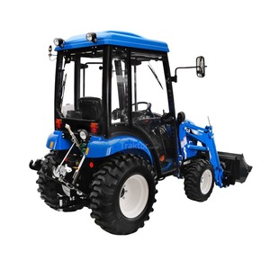 LS Mini Tractor Cortacésped con bomba de retroexcavadora de carga frontal y componentes de rodamiento Venta mundial LS cortacésped - Product Image 1