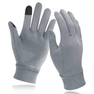 Gants de course élégants en tissu respirant, en polyester et élasthanne, meilleure adhérence, vêtements de sport actifs, gants de course - Product Image 4