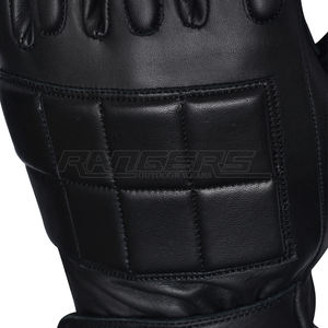 Nouvelle arrivée de gants tactiques en cuir Offre Spéciale doigt complet de haute qualité rembourré jointures gants tactiques en gros - Product Image 4