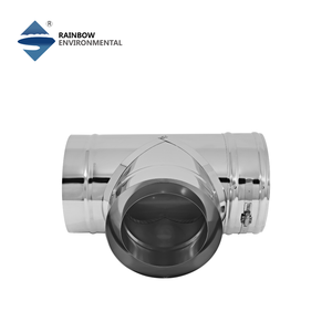 <span class=keywords><strong>Tubo</strong></span> de <span class=keywords><strong>Chimenea</strong></span> de <span class=keywords><strong>Acero</strong></span> <span class=keywords><strong>Inoxidable</strong></span> de Doble Pared con Aislamiento de Alta Temperatura Clase A para Ventilación de Estufas - Product Image 6