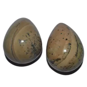 Hoge Kwaliteit Dendritische Agaat Eieren Groothandel Natuurlijke Kristal Healing Edelsteen Agaat Metafysische Halfedelstenen Voor Verkoop