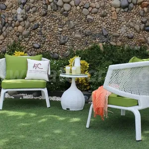 Poly rattan aluminium durable mini garden balcony sofa furniture from Vietnam Brand poly rattan garden furniture