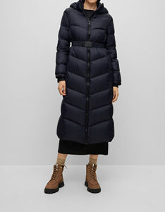 Veste matelassée pour femmes 2025 Manteau à fermeture éclair complète Vêtements d'extérieur à capuche en nylon écologique Service OEM de haute qualité - Product Image 1