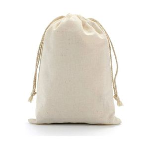 Sacs à cordon en coton 100% naturel écologiques, réutilisables, pour le stockage en vrac, les voyages, les mariages, les expositions, l'emballage cadeau, le bricolage - Product Image 2