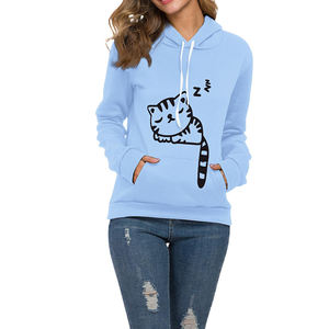 Nouvel arrivage de sweats à capuche pour femmes de couleur assortie haut décontracté ample pour femmes automne hiver sweat à capuche essentiel extra lourd - Product Image 3