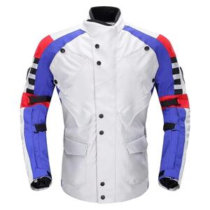 Chaqueta de Motocicleta Impermeable para Hombre, Nueva Llegada, 600D Cordura, Resistente al Viento, Tallas Grandes, con Tela Estampada para Carreras - Product Image 4