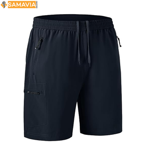 Pantalones cortos de malla para hombre, ropa deportiva ligera de secado rápido para gimnasio, entrenamiento y correr - Product Image 1