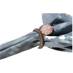 Anneau à thème établi Western Restaurant Serviette Bouton Anneau en tissu Tissé Bouffée Herbe Repas Anneau - Product Image 1