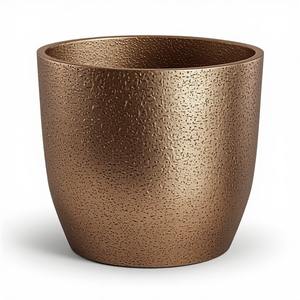 Grand pot de fleurs en métal écologique personnalisable pour la maison et le jardin, élégant pour une utilisation intérieure/extérieure avec des plantes spectaculaires - Product Image 5